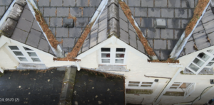 Roof valley gutters